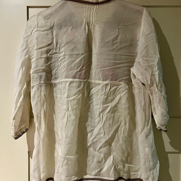 Johnny Was Soft Embroidered Top - Picture 4 of 4